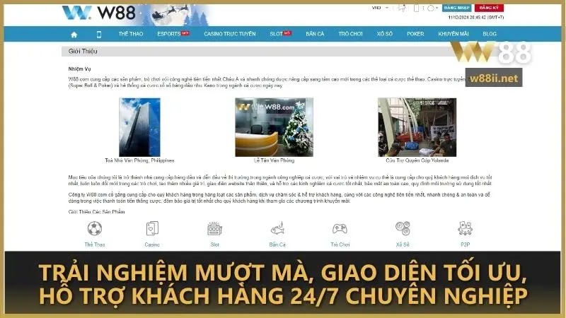 Trải nghiệm mượt mà, giao diện tối ưu, hỗ trợ khách hàng 24/7 chuyên nghiệp