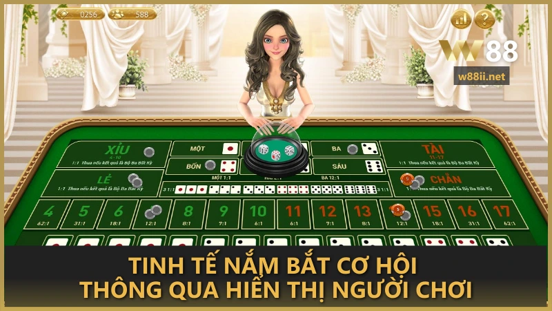 Tinh tế nắm bắt cơ hội thông qua hiển thị người chơi