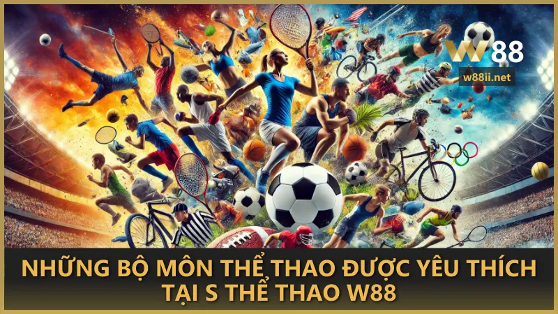 Đa dạng bộ môn tại S Thể Thao W88 – Trải nghiệm cá cược bóng đá, bóng rổ, quần vợt, esports và nhiều môn thể thao hấp dẫn khác!