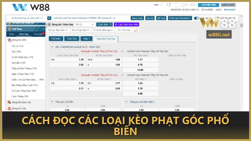 Kèo phạt góc là loại kèo cược phụ trong bóng đá, tập trung vào số lượng quả phạt góc thay vì kết quả trận đấu.







